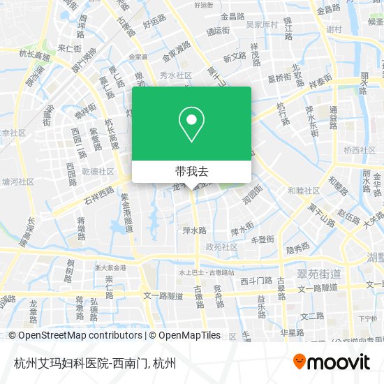 杭州艾玛妇科医院-西南门地图