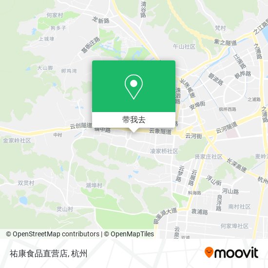 祐康食品直营店地图