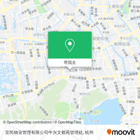 宜民物业管理有限公司中兴文都苑管理处地图