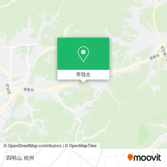 四明山地图