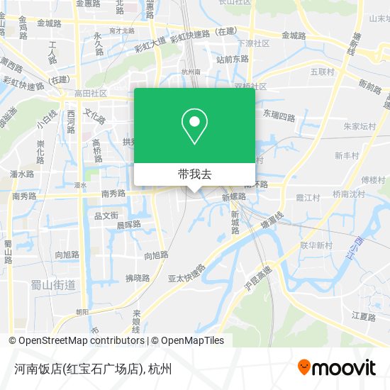 河南饭店(红宝石广场店)地图