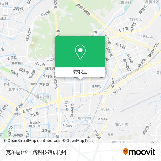 克乐思(华丰路科技馆)地图