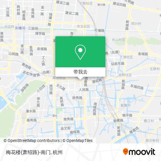 梅花楼(萧绍路)-南门地图