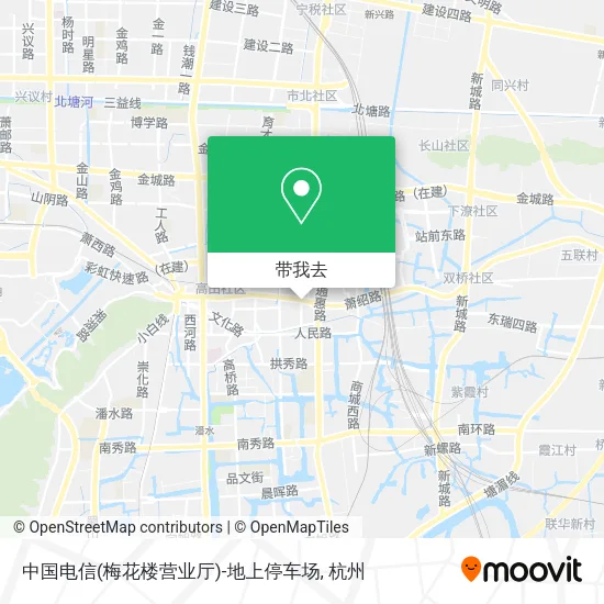 中国电信(梅花楼营业厅)-地上停车场地图