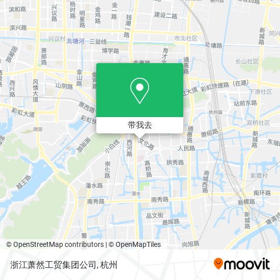 浙江萧然工贸集团公司地图