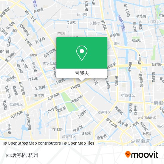 西塘河桥地图