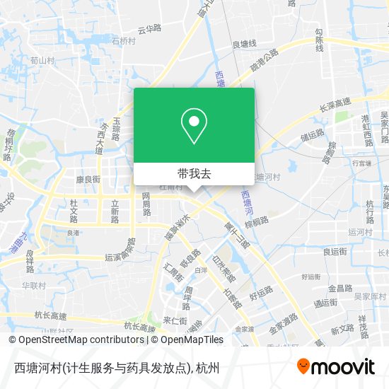 西塘河村(计生服务与药具发放点)地图
