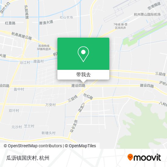 瓜沥镇国庆村地图