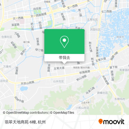 翡翠天地商苑-6幢地图