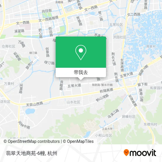 翡翠天地商苑-6幢地图