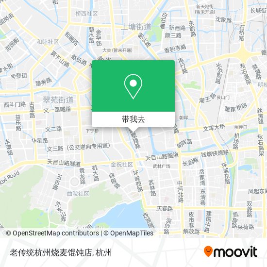 老传统杭州烧麦馄饨店地图