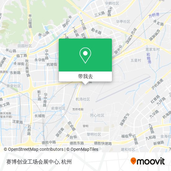 赛博创业工场会展中心地图