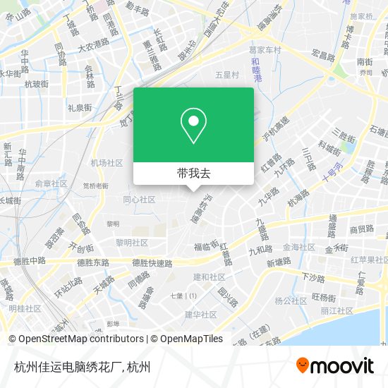 杭州佳运电脑绣花厂地图