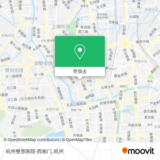 杭州整形医院-西南门地图