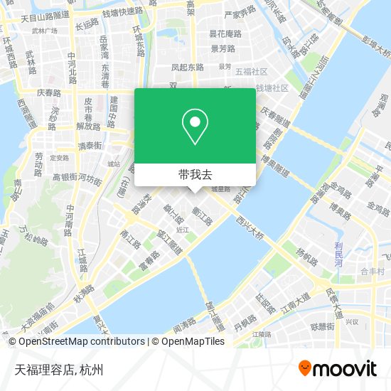 天福理容店地图