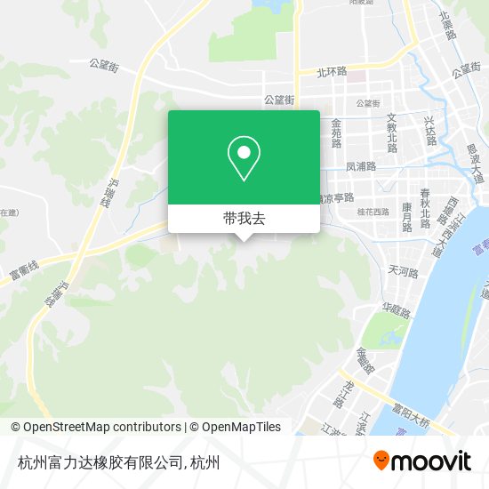 杭州富力达橡胶有限公司地图