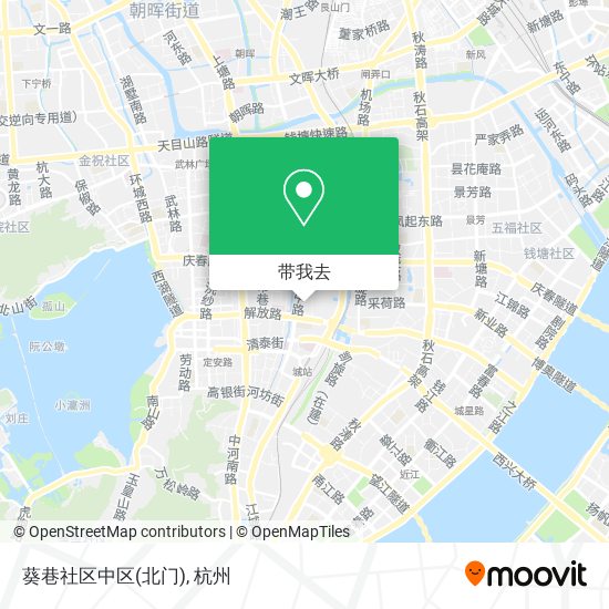 葵巷社区中区(北门)地图