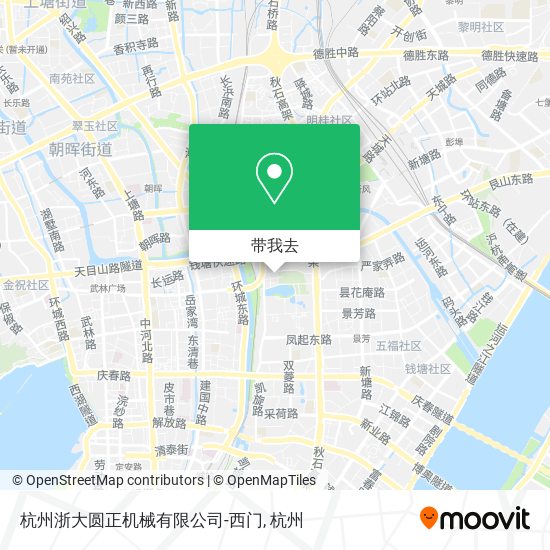 杭州浙大圆正机械有限公司-西门地图