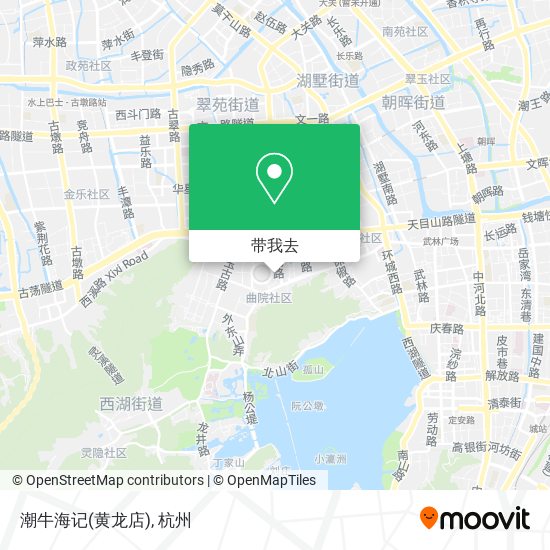 潮牛海记(黄龙店)地图