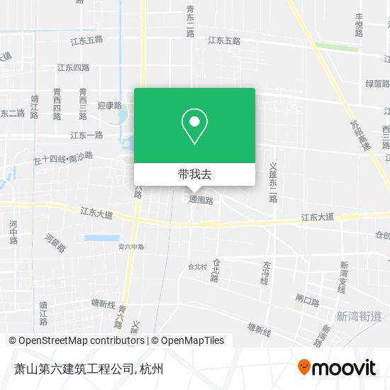 萧山第六建筑工程公司地图