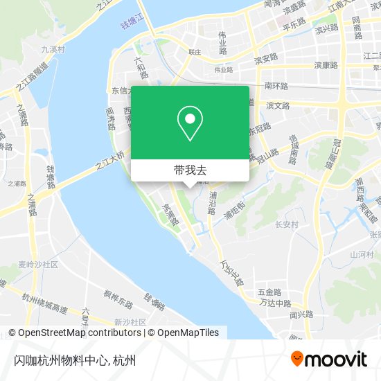 闪咖杭州物料中心地图