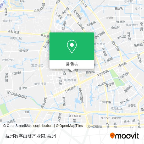 杭州数字出版产业园地图
