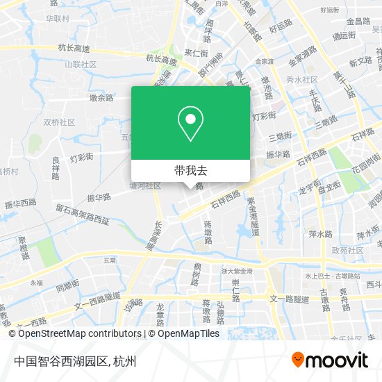中国智谷西湖园区地图