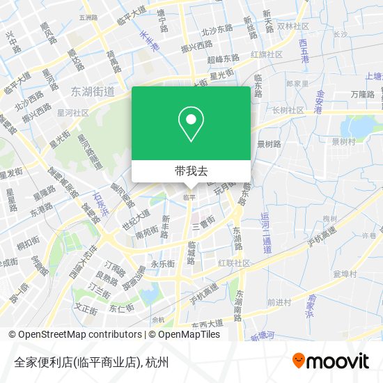全家便利店(临平商业店)地图