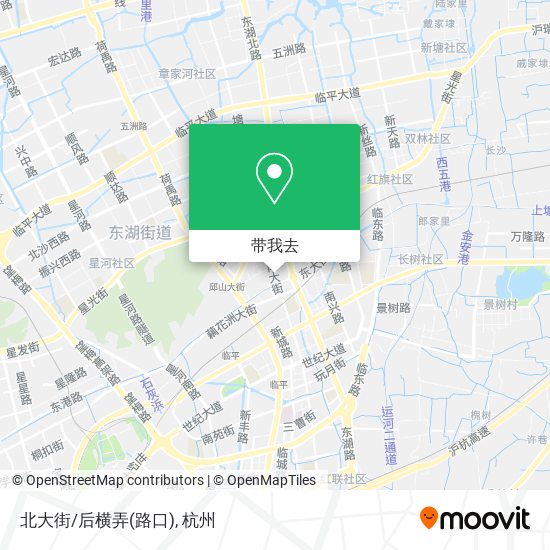 北大街/后横弄(路口)地图