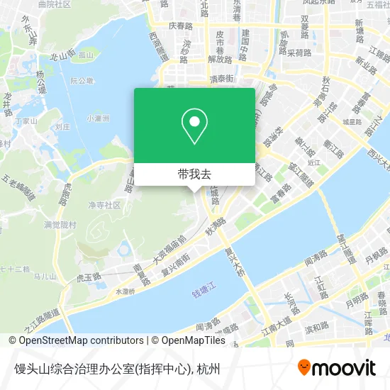 馒头山综合治理办公室(指挥中心)地图