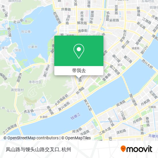 凤山路与馒头山路交叉口地图