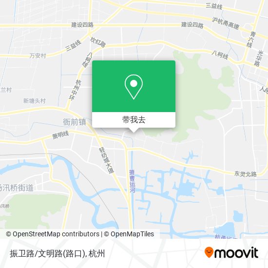 振卫路/文明路(路口)地图