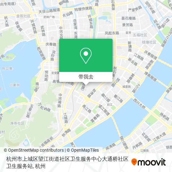 杭州市上城区望江街道社区卫生服务中心大通桥社区卫生服务站地图