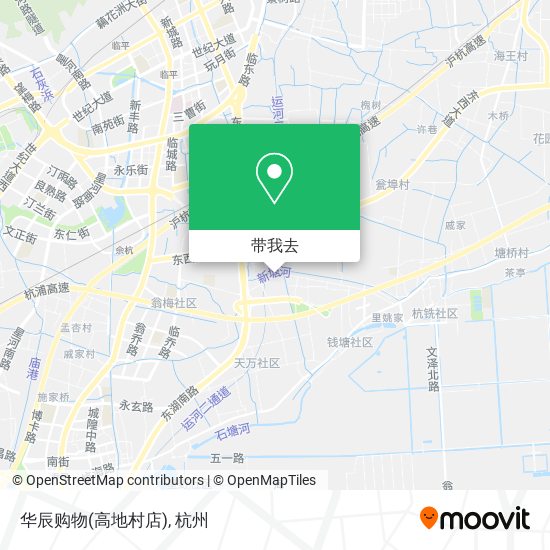 华辰购物(高地村店)地图
