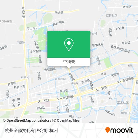杭州全修文化有限公司地图
