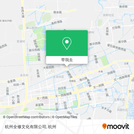 杭州全修文化有限公司地图