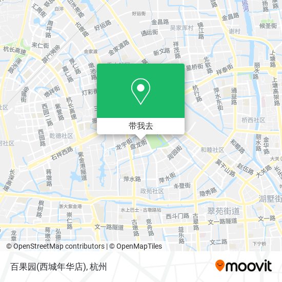百果园(西城年华店)地图