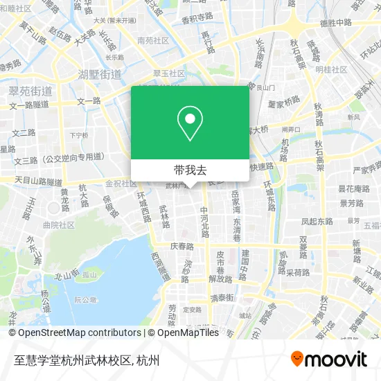 至慧学堂杭州武林校区地图