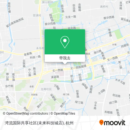 湾流国际共享社区(未来科技城店)地图