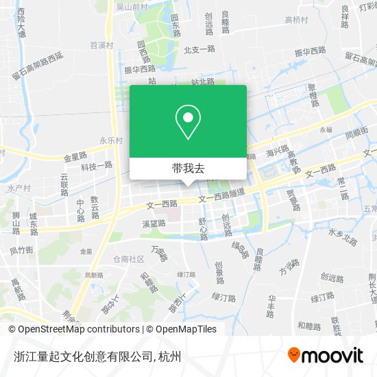 浙江量起文化创意有限公司地图