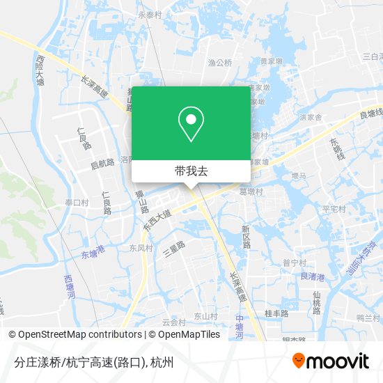 分庄漾桥/杭宁高速(路口)地图