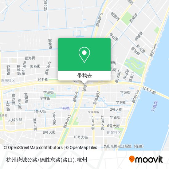 杭州绕城公路/德胜东路(路口)地图