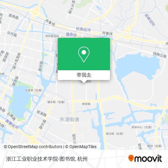 浙江工业职业技术学院-图书馆地图