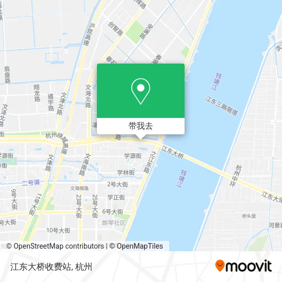 江东大桥收费站地图