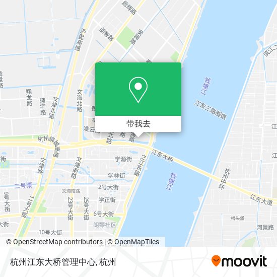 杭州江东大桥管理中心地图