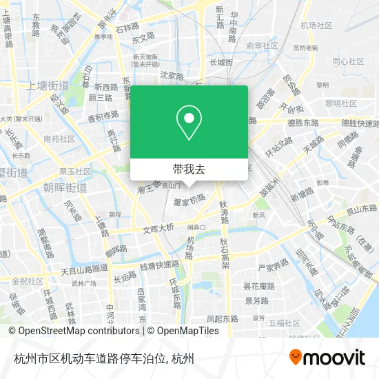杭州市区机动车道路停车泊位地图
