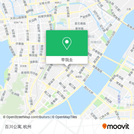 百川公寓地图