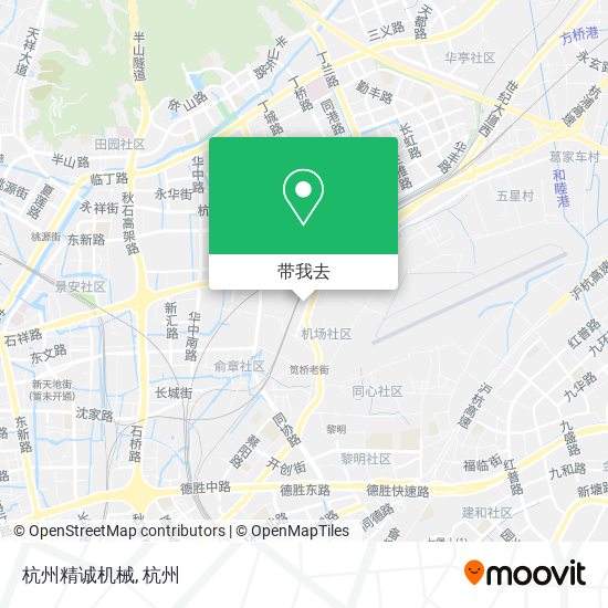 杭州精诚机械地图