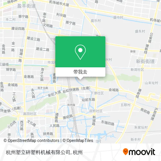 杭州塑立碎塑料机械有限公司地图