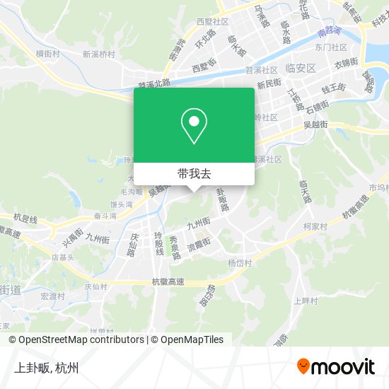 上卦畈地图